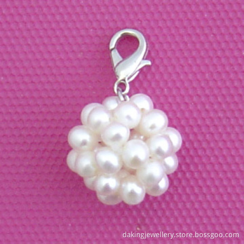 Fashion Pearl Ball Charm (DKPCM02)